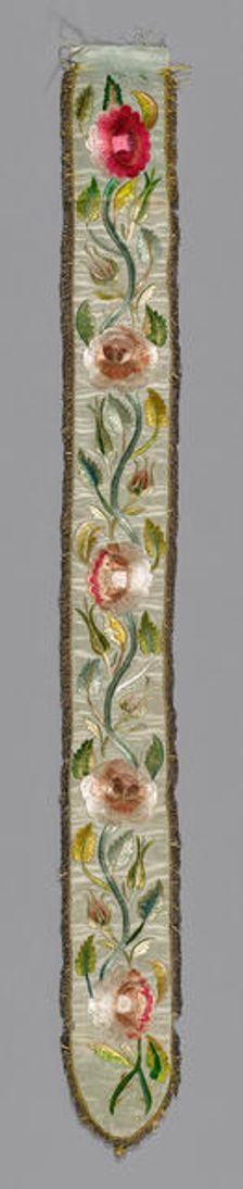 Border Fragment, France, 1775/1825. Creator: Unknown