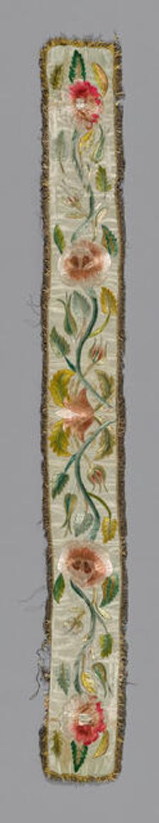 Border Fragment, France, 1775/1825. Creator: Unknown