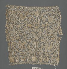 Border (Fragment), Venice, 1625/50. Creator: Unknown