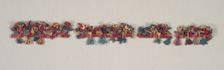 Border Fragment with Birds and Flowers, 100 BC-700. Creator: Unknown