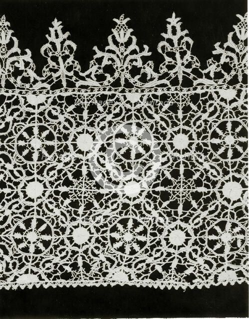 Border (From a Table Cover), Italy, c. 1600. Creator: Unknown.