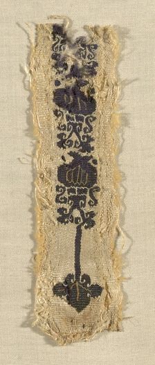 Border (from a Tunic), Egypt, Roman period (30 B.C.- 641 A.D.), 4th century. Creator: Unknown