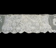 Border (From a Flounce), Flanders, 1725/75. Creator: Unknown