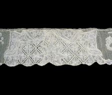 Border (From a Flounce), Flanders, 1725/75. Creator: Unknown