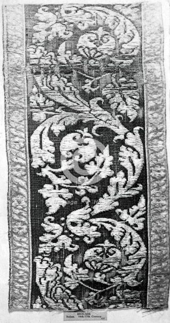 Border, Italy, 17th century. Creator: Unknown.