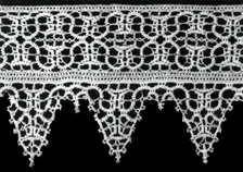 Border, Italy, 1850/1900 (based on pattern from first half of 17th century). Creator: Unknown