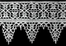 Border, Italy, 1850/1900 (based on pattern from first half of 17th century). Creator: Unknown