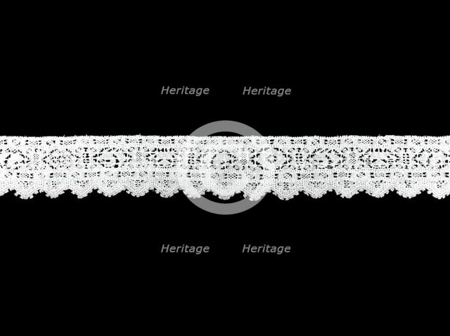Border, Italy, 1875/1900 (revival lace). Creator: Unknown.