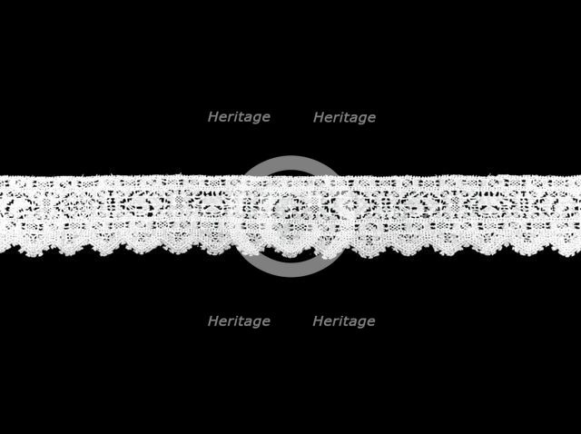 Border, Italy, 1875/1900 (revival lace). Creator: Unknown.