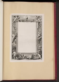 Border Illustration with Putti Harvesting Offerings to God, 1613/1646. Creator: Unknown
