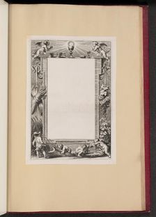 Border Illustration with Putti Harvesting Offerings to God, 1613/1646. Creator: Unknown