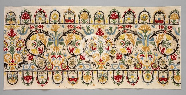 Border Strip of a Skirt, 1600s - 1700s. Creator: Unknown.