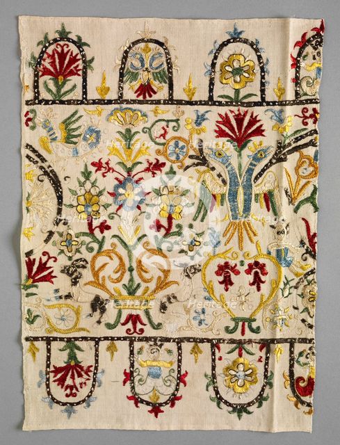 Border Strip of a Skirt, 1600s - 1700s. Creator: Unknown.