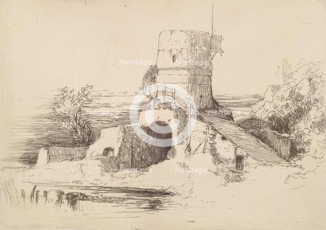 Border Tower, c1830s. Creator: William Dyce.