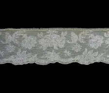 Border, Valenciennes, 1760s. Creator: Unknown