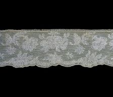 Border, Valenciennes, 1760s. Creator: Unknown