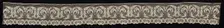 Border with Floral Motifs, 19th century. Creator: Unknown