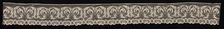 Border with Floral Motifs, 19th century. Creator: Unknown