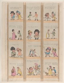 Borders for Rooms, Extravaganzas Plate 6, May 2, 1799., May 2, 1799. Creator: Thomas Rowlandson