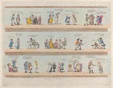 Borders for Rooms, Plate 3, March 30, 1799., March 30, 1799. Creator: Thomas Rowlandson