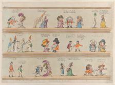 Borders for Rooms, Plate 4, April 1, 1799., April 1, 1799. Creator: Thomas Rowlandson