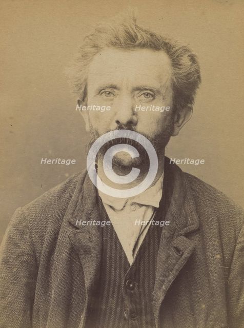 Bordes. Guillaume, Auguste. 40 ans, né à Centrayes (Aveyron). Tailleur. Pas de motif. 29/2..., 1894. Creator: Alphonse Bertillon.