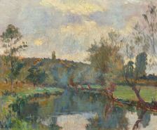 Bords de l'Iton (Eure). Creator: Lebourg, Albert (1849-1928)