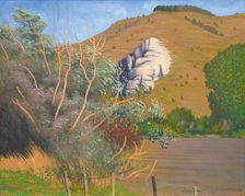 Bords de Seine à Tournedos, 1920. Creator: Vallotton, Felix Edouard (1865-1925)