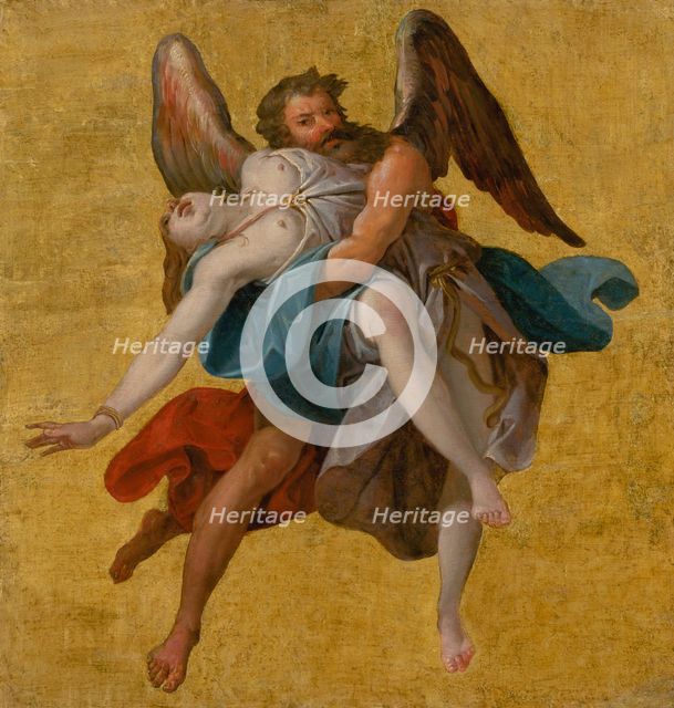 Boreas Abducting Oreithyia, 1870-1890. Creator: Unknown.
