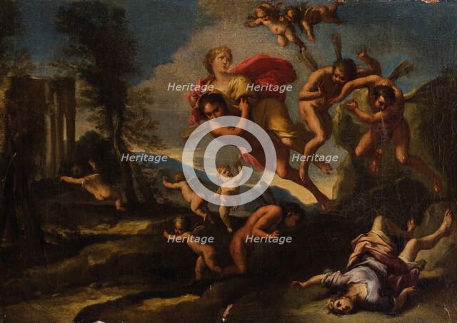 Boreas Abducting Orithyia. Creator: Chiari, Giuseppe Bartolomeo (1654-1727).