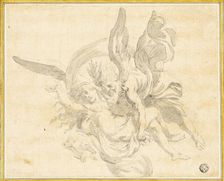 Boreas and Oreithyia, n.d. Creator: Unknown