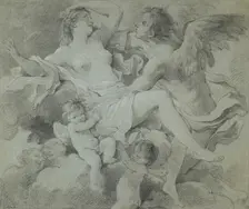 Boreas and Orithyia, about 1741. Creator: Charles-Joseph Natoire