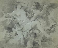 Boreas and Orithyia, about 1741. Creator: Charles-Joseph Natoire