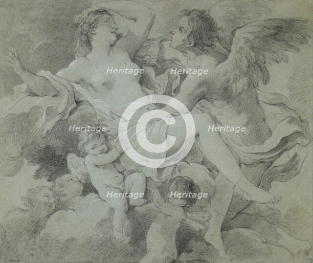 Boreas and Orithyia, about 1741. Creator: Charles-Joseph Natoire.