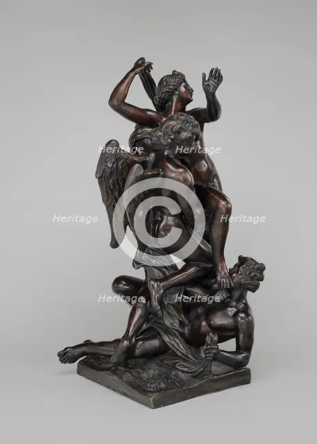 Boreas and Orithyia (Allegory of Air), original marble 1677/1681 (Marsy)...c. 1693-1716. Creator: Anselme Flamen.