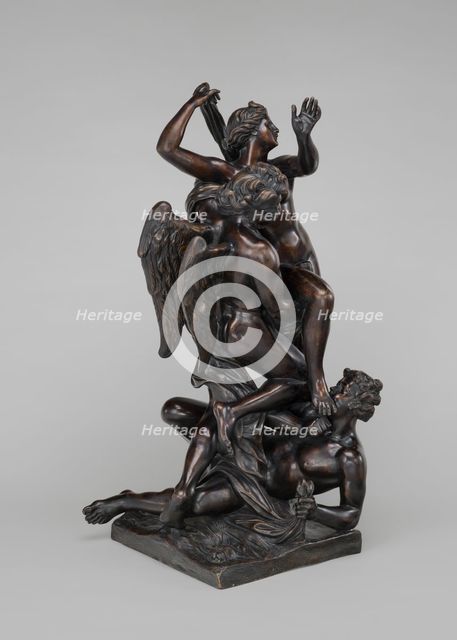 Boreas and Orithyia (Allegory of Air), original marble 1677/1681 (Marsy)...c. 1693-1716. Creator: Anselme Flamen.