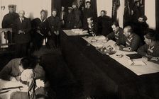 Boris Savinkov in the Military Collegium of the Supreme Tribunal of the Soviet Union..., 1924. Creator: Anonymous