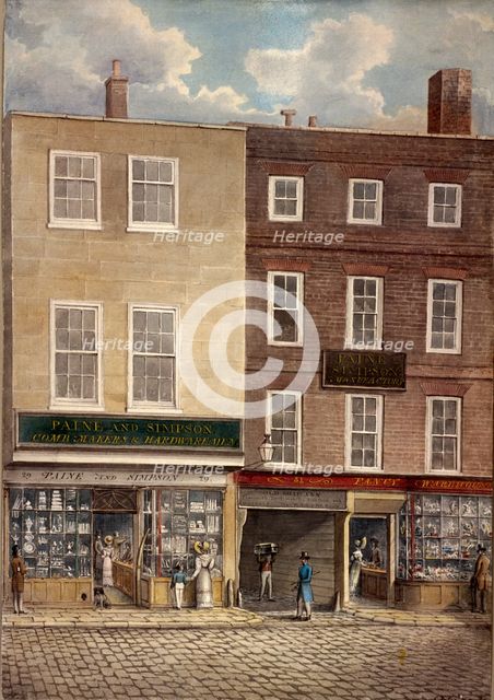 Borough High Street, London, 1830. Artist: G Yates