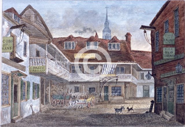 Borough High Street, Southwark, London, c1880. Artist: Anon
