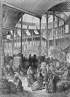 Borough Market 1872. Artist: Adolphe François Pannemaker