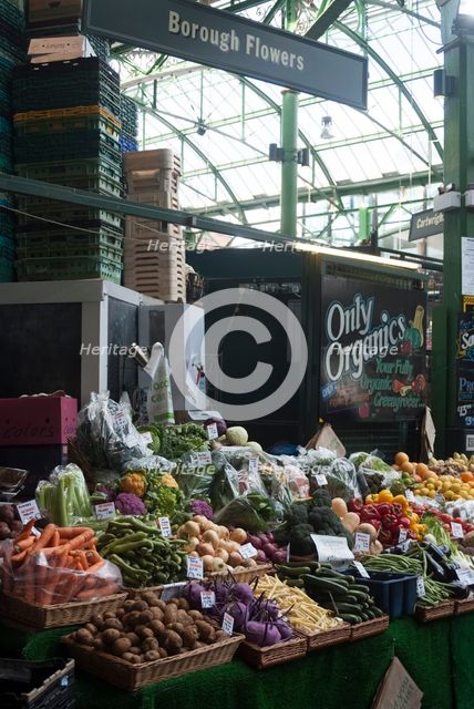Borough Market, Southwark, London, 3/9/10.  Creator: Ethel Davies.