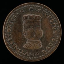 Borso d'Este, 1413-1471, Marquess of Ferrara 150, Duke of Modena..., c. 1475/1505. Creator: Unknown