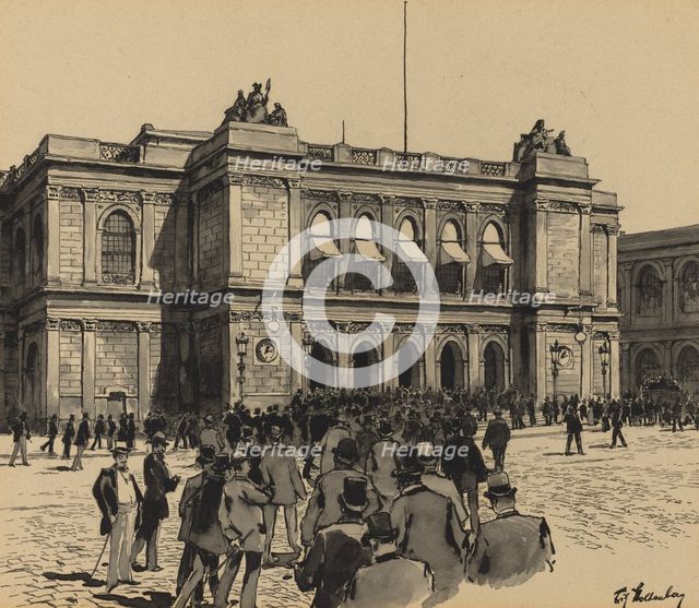 Borsenzeit, 1893. Creator: Fritz Stoltenberg.