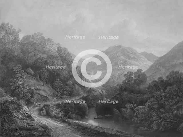'Borrowdale', c19th century. Artist: John LeConte.
