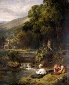 Borrowdale Cumbria, 1821. Artist: William Collins