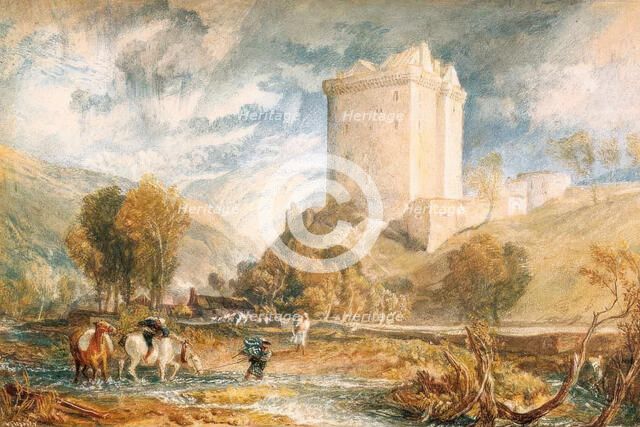Borthwick Castle, 1818. Creator: JMW Turner.