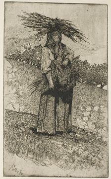 Boscaiola, n.d. Creator: Giovanni Fattori