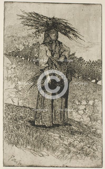 Boscaiola, n.d. Creator: Giovanni Fattori.