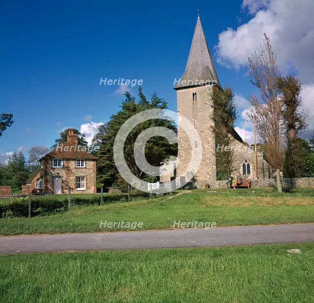 Bosham Church in Sussex, 9th century. Artist: Unknown