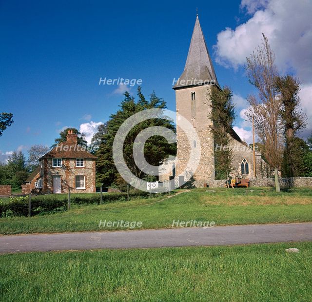 Bosham Church in Sussex, 9th century. Artist: Unknown